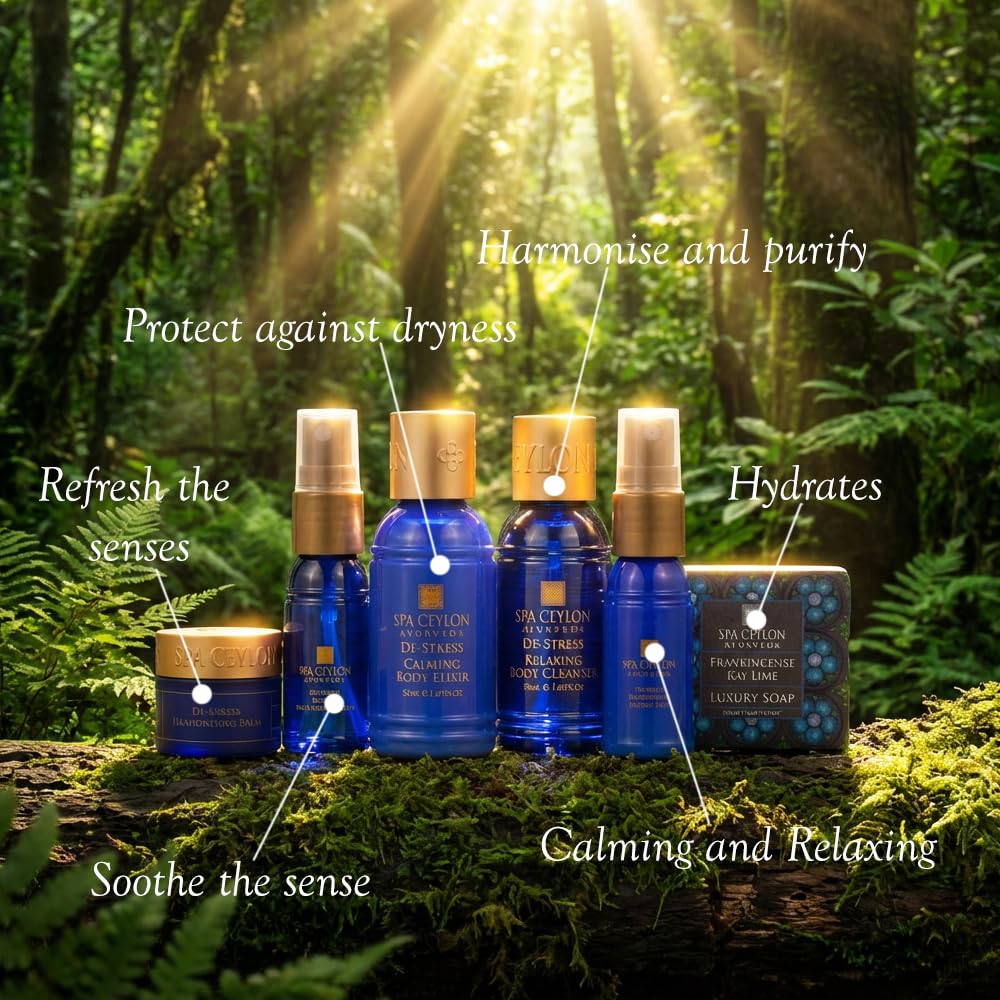 Amazon.com : SPA CEYLON De-stress Home Spa Set, Ayurvedic Spa Gift
